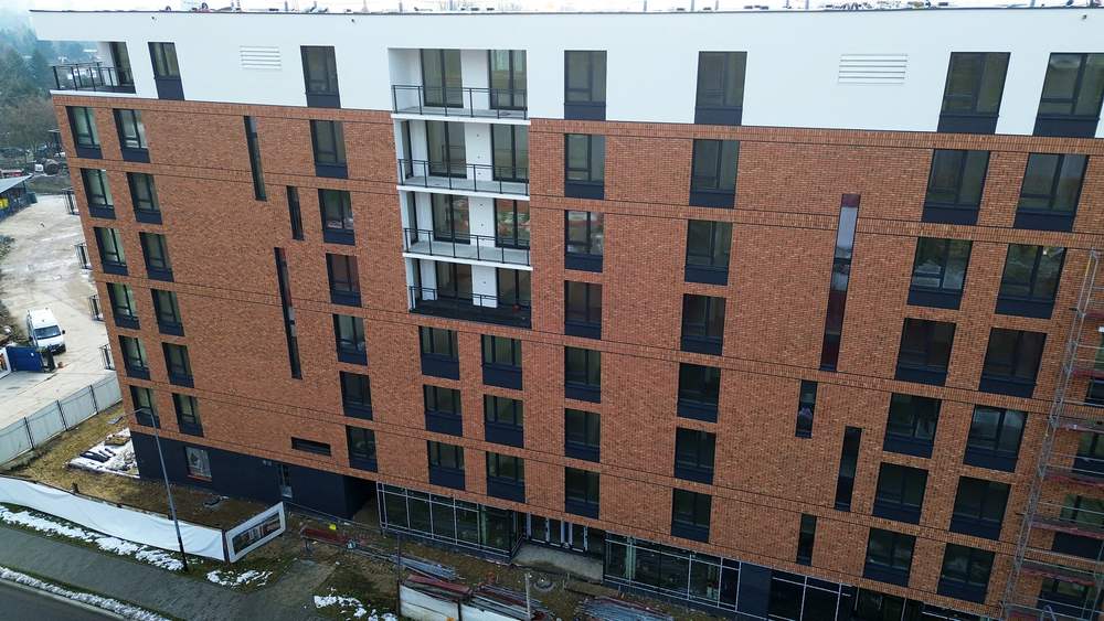 Postęp pracy inwestycji Apartamenty Portowa, Kraków