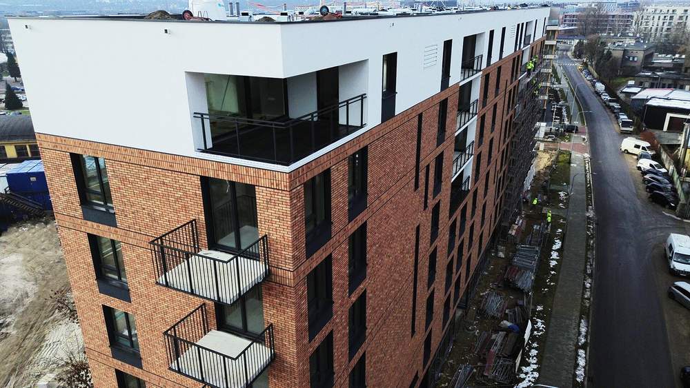 Postęp pracy inwestycji Apartamenty Portowa, Kraków