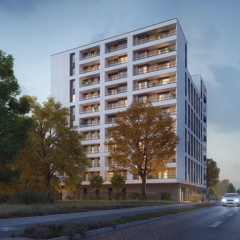 Postęp prac inwestycji Bukowińska Mokotów view