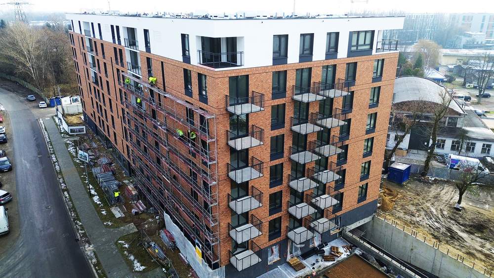 Postęp pracy inwestycji Apartamenty Portowa, Kraków