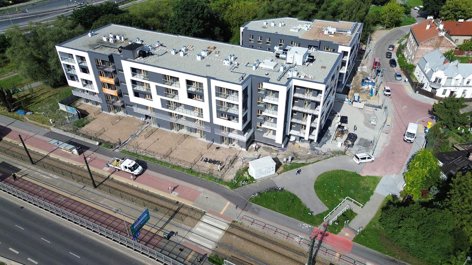 Postep pracy inwestycji Do Wilgi, Krakow:.JPG