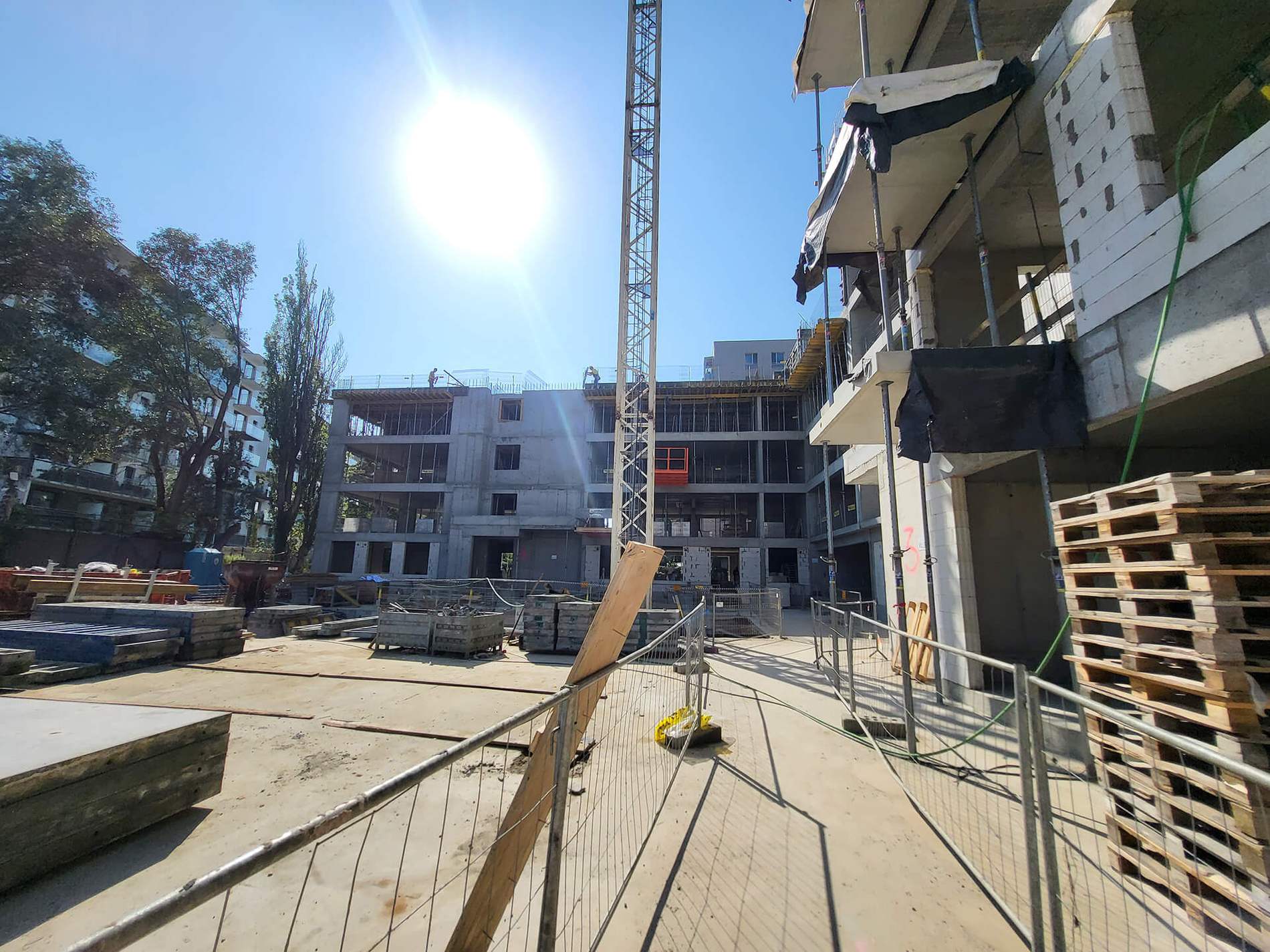 Postep pracy budowy inwestycji Splot Wola, Warszawa:6