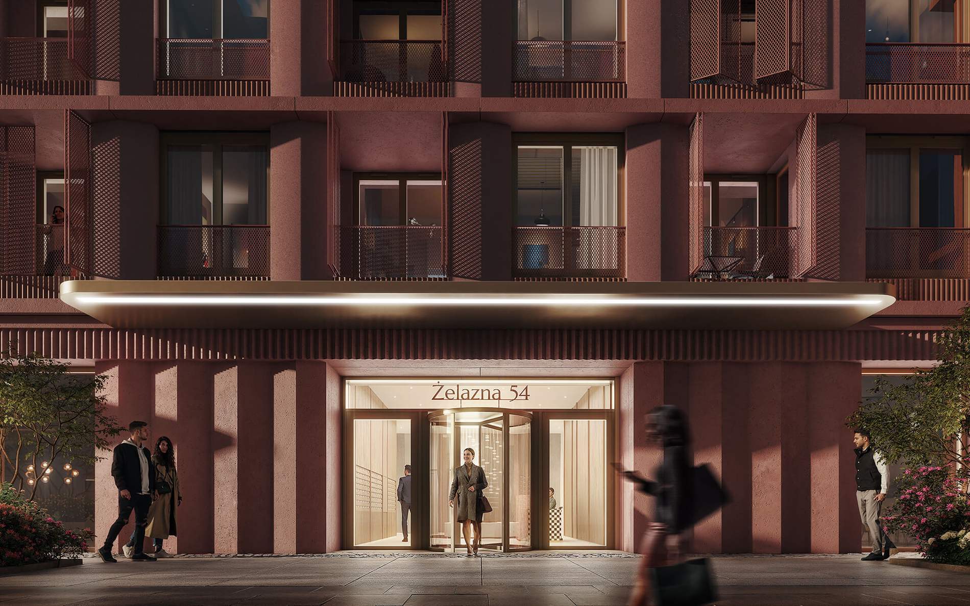 Budynek inwestycji Zelazna 54, Warszawa Wola