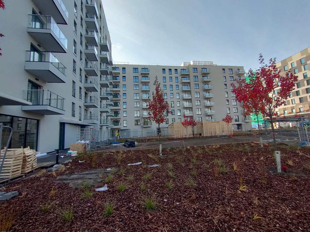 Postęp pracy inwestycji XYZ Place, Warszawa Włochy