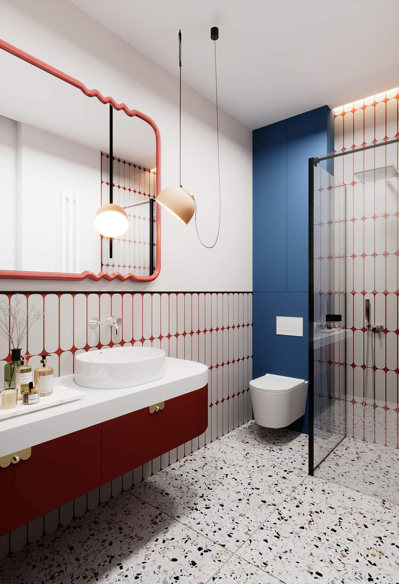 Lazienka w inwestycji Zelazna 54, Warszawa Wola