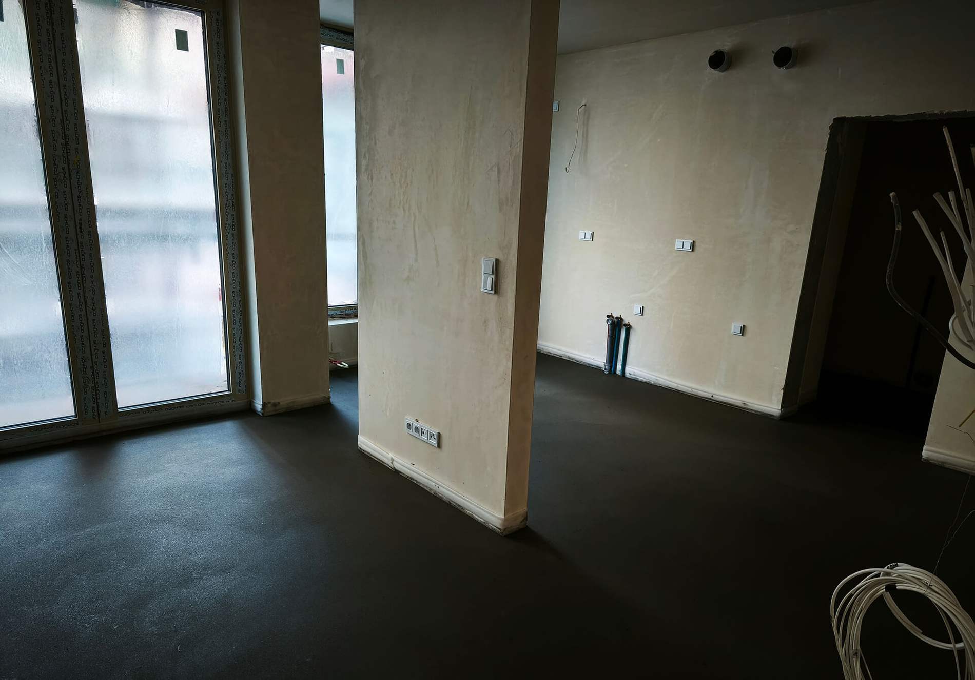 Postep pracy inwestycji Zelazna 54, Warszawa Wola