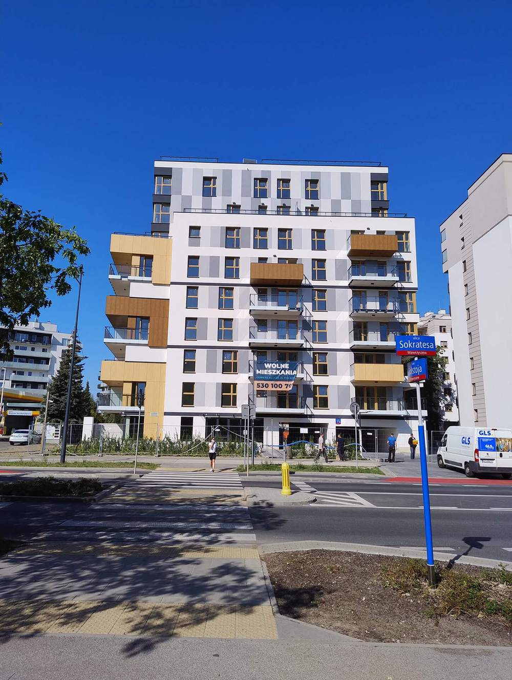 Postep pracy inwestycji Sokratesa 11, Warszawa Bielany