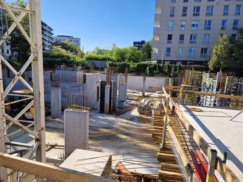 Postep pracy inwestycji Splot Wola, Warszawa:17