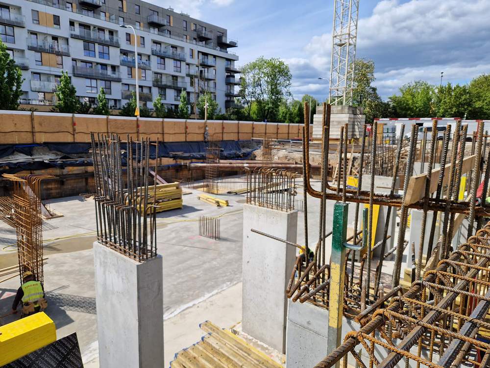 Postęp pracy inwestycji Splot Wola, Warszawa