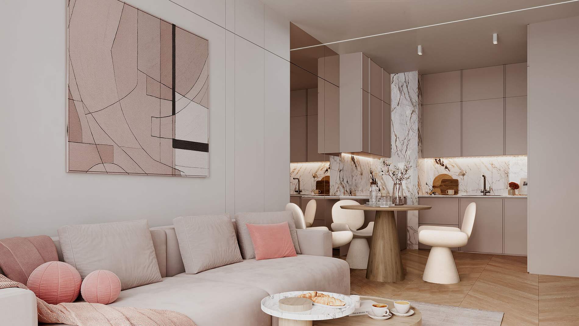 Salon w inwestycji Zelazna 54, Warszawa Wola:3