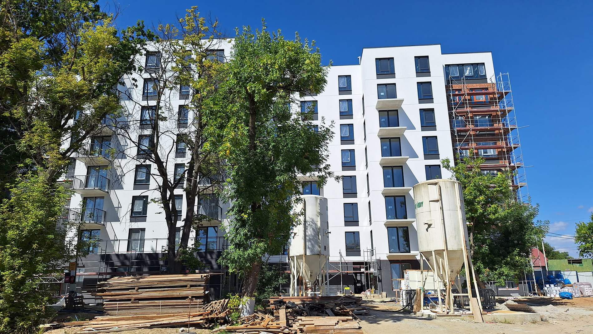 Postep pracy budowy inwestycji Apartamenty Portowa, Krakow.jpg:4