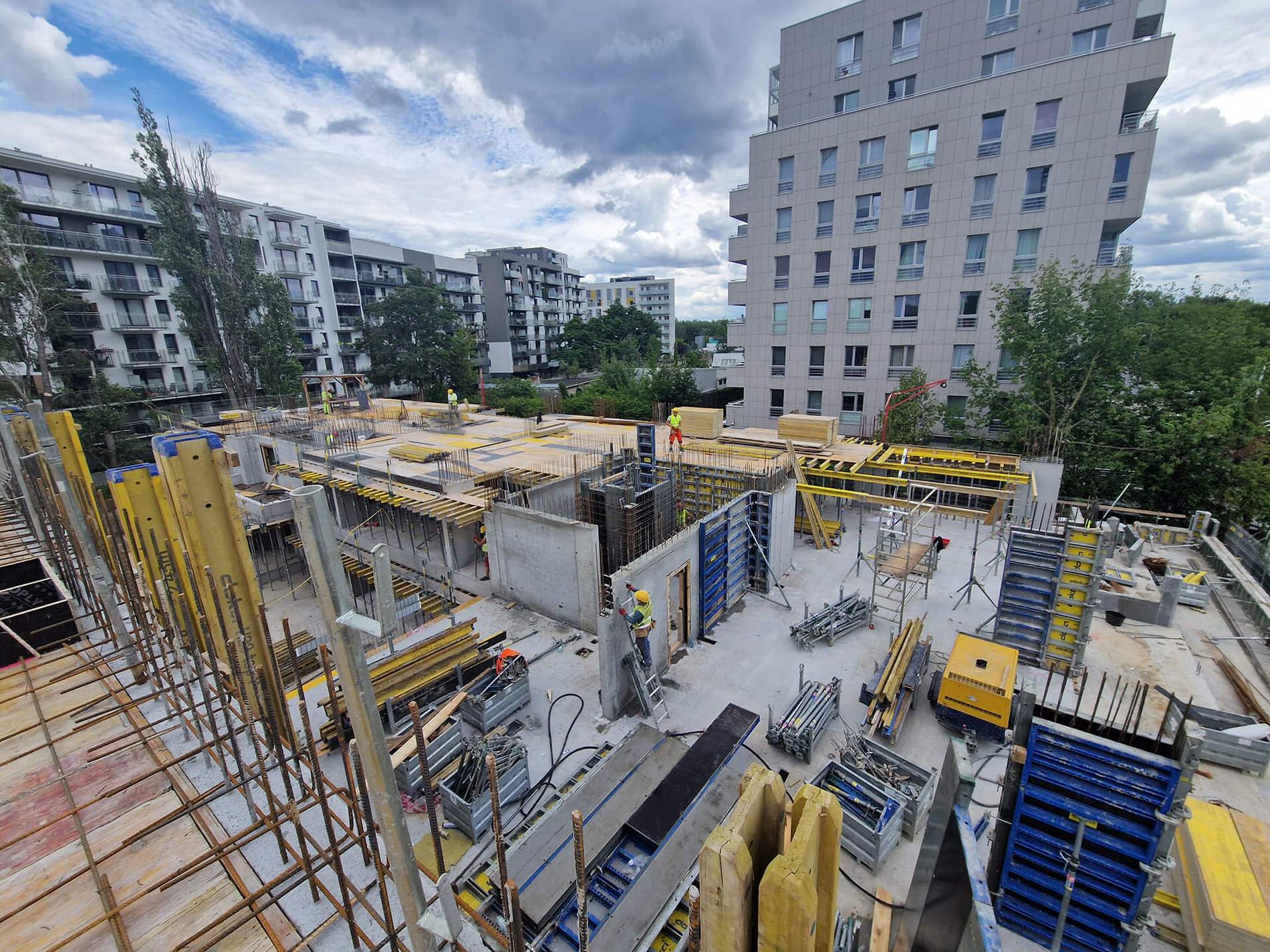 Postep budowy inwestycji Splot Wola, Warszawa Wola:7