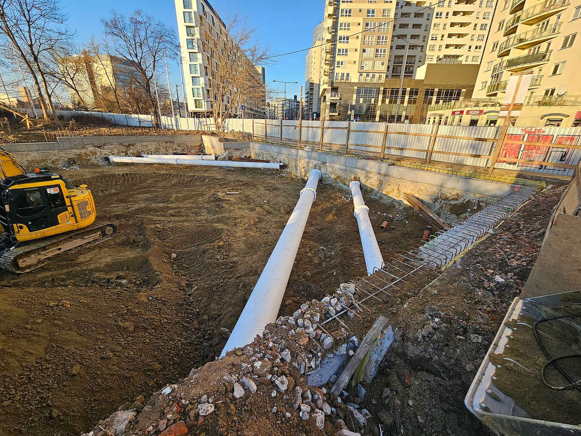 Postep pracy inwestycji Bukowinska Mokotow, Warszawa Mokotow