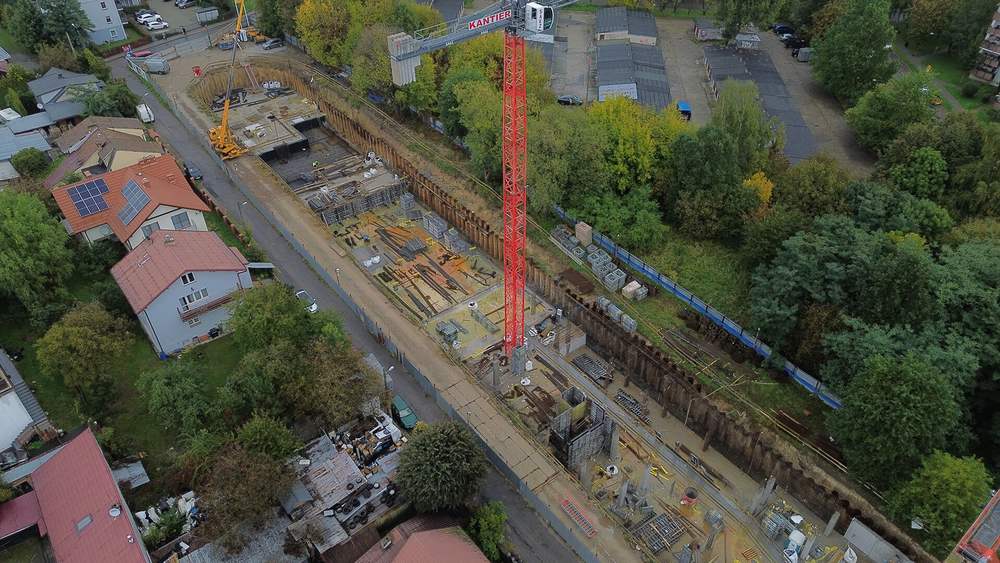 Postep pracy inwestycji Takt Lirników, Kraków