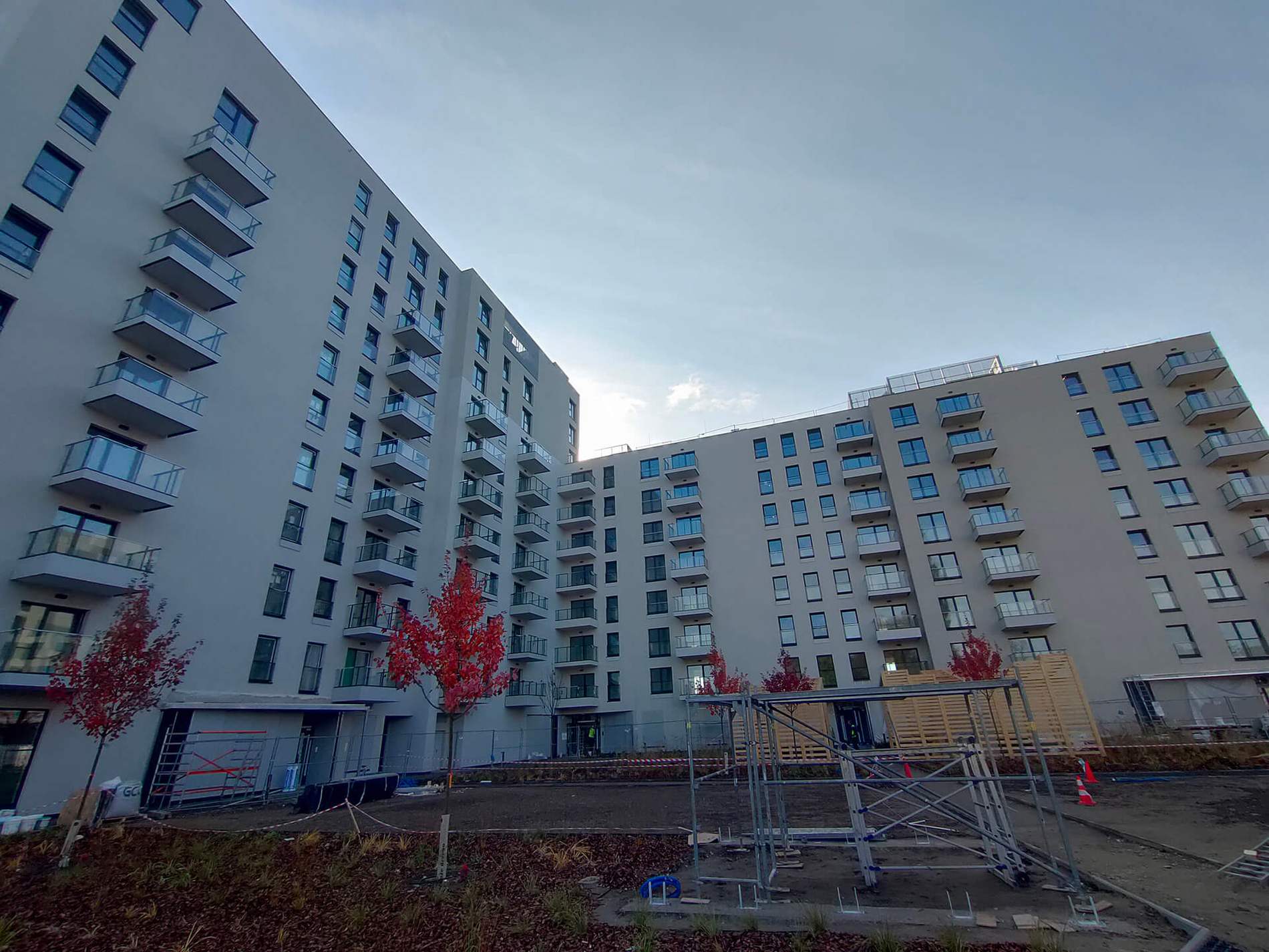 Postep pracy inwestycji XYZ Place, Warszawa Wlochy:8