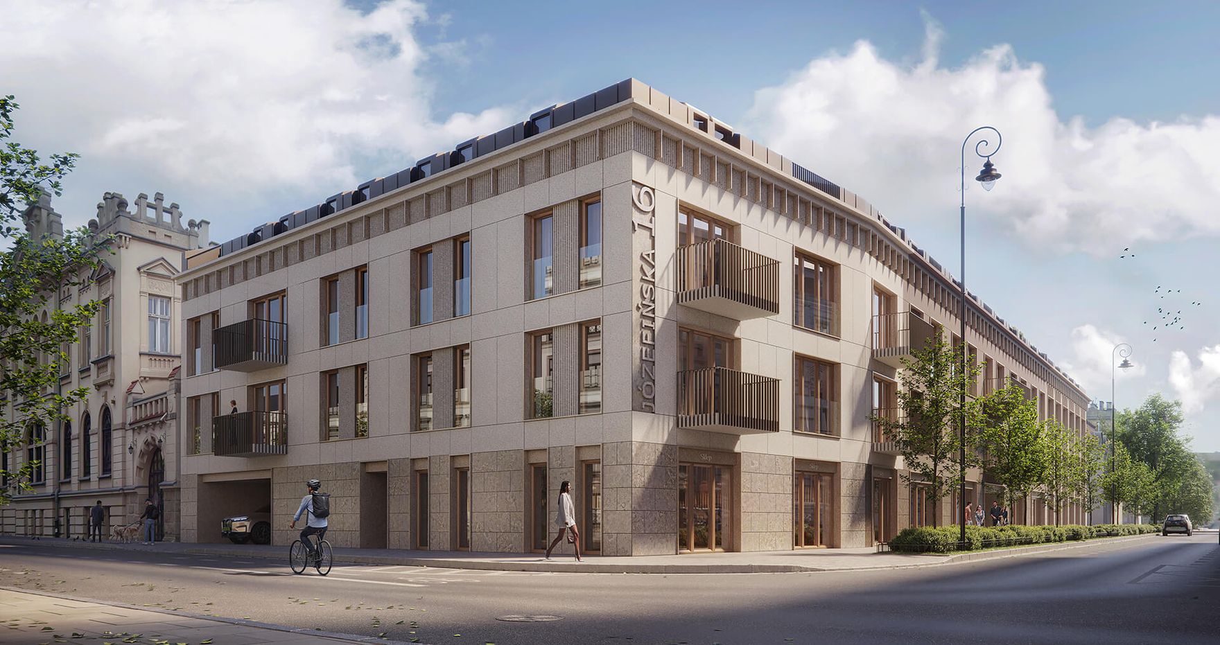 Budynek inwestycji Apartamenty Józefiinska, Kraków