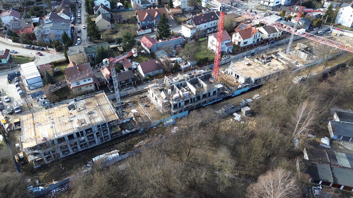 Postęp pracy inwestycji Takt Lirników, Kraków