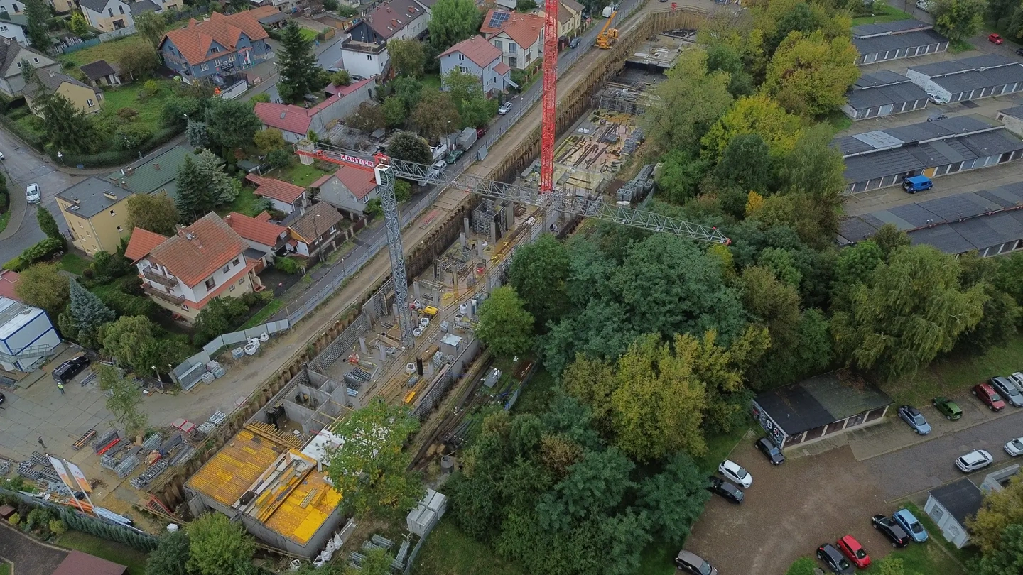 Postęp pracy inwestycji Takt Lirników, Krakow