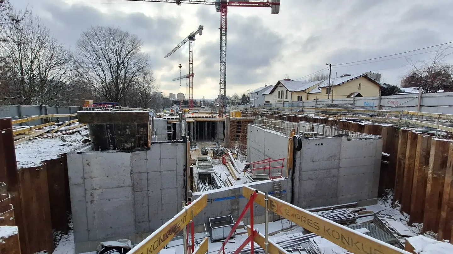 Postęp pracy inwestycji Takt Lirników, Kraków