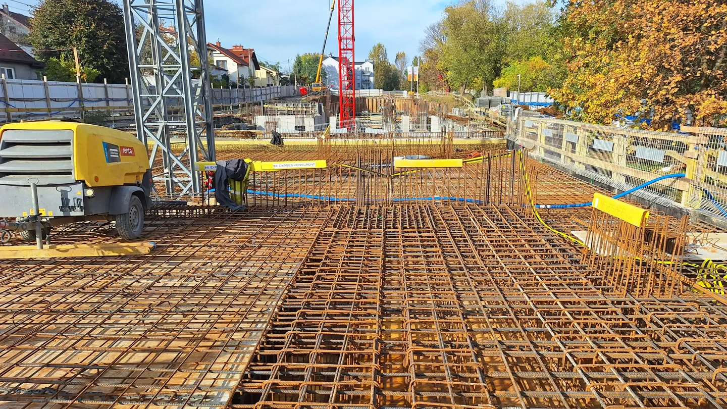 Postęp pracy inwestycji Takt Lirników, Krakow