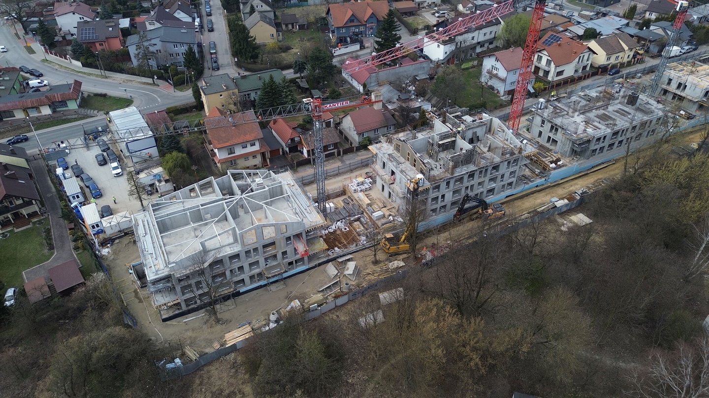 Postęp pracy inwestycji Splot Wola, Warszawa Wola