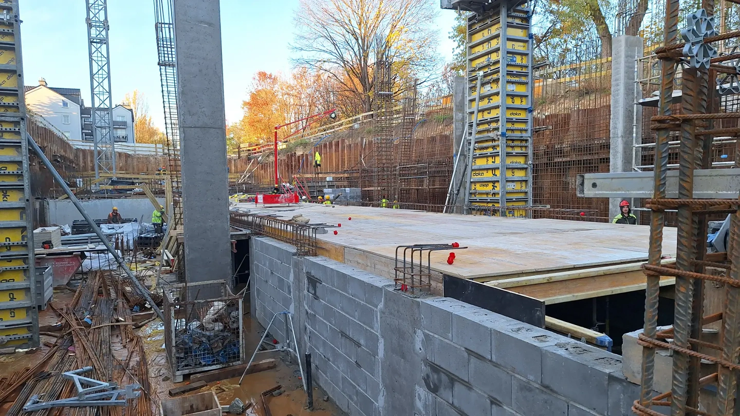 Postęp pracy inwestycji Takt Lirników, Krakow