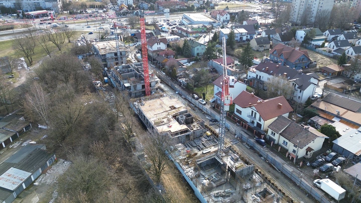 Postęp pracy inwestycji Takt Lirników, Kraków
