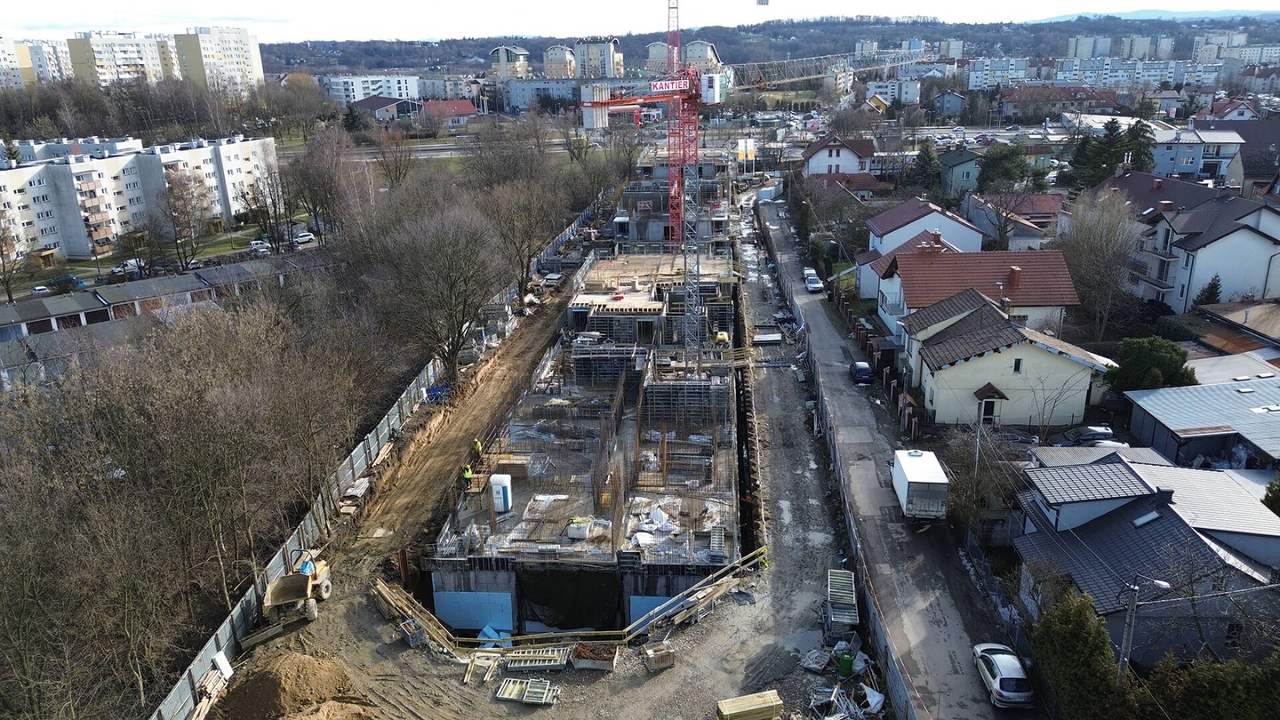 Postęp pracy inwestycji Takt Lirników, Kraków