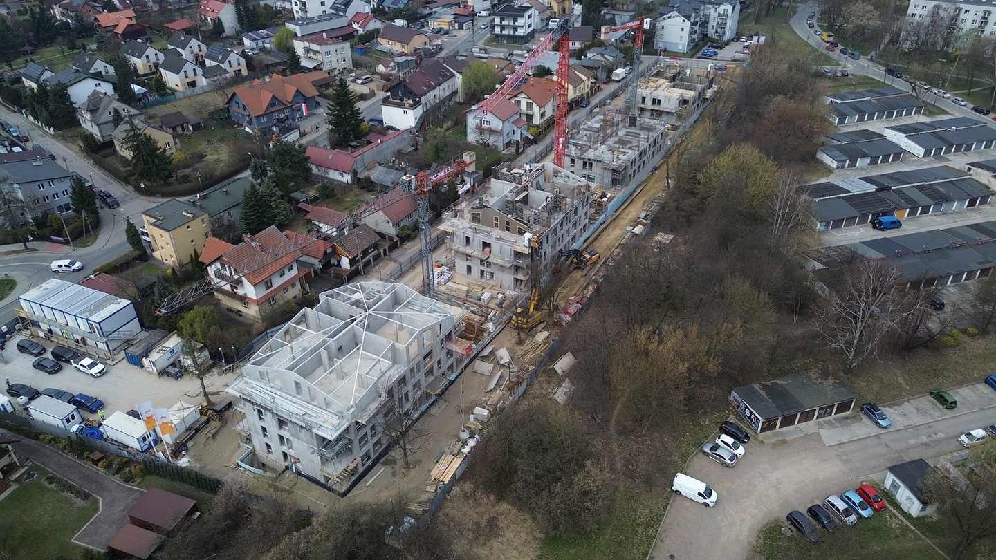 Postęp pracy inwestycji Splot Wola, Warszawa Wola