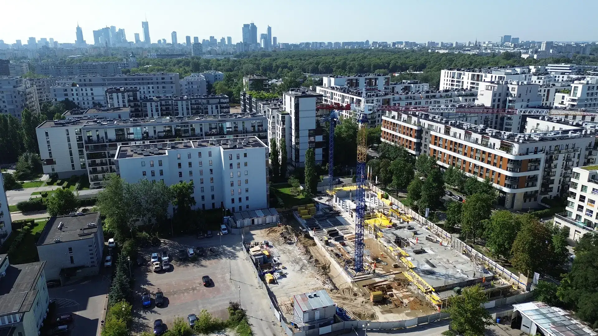 Postęp pracy inwestycji Verdea Żoliborz, Warszawa Żoliborz