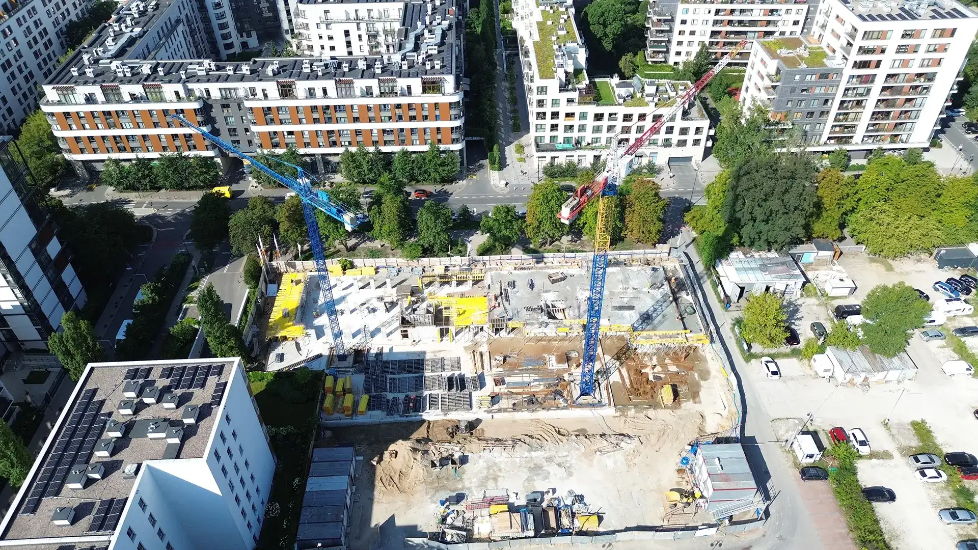 Postęp pracy inwestycji Verdea Żoliborz, Warszawa Żoliborz