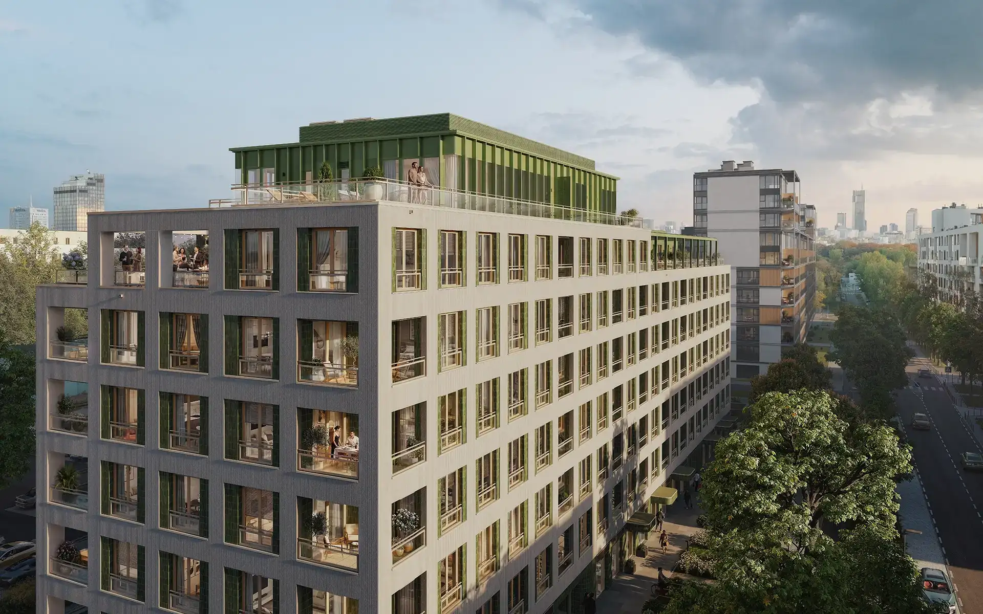 Budynek inwestycji Verdea Żoliborz, Warszawa