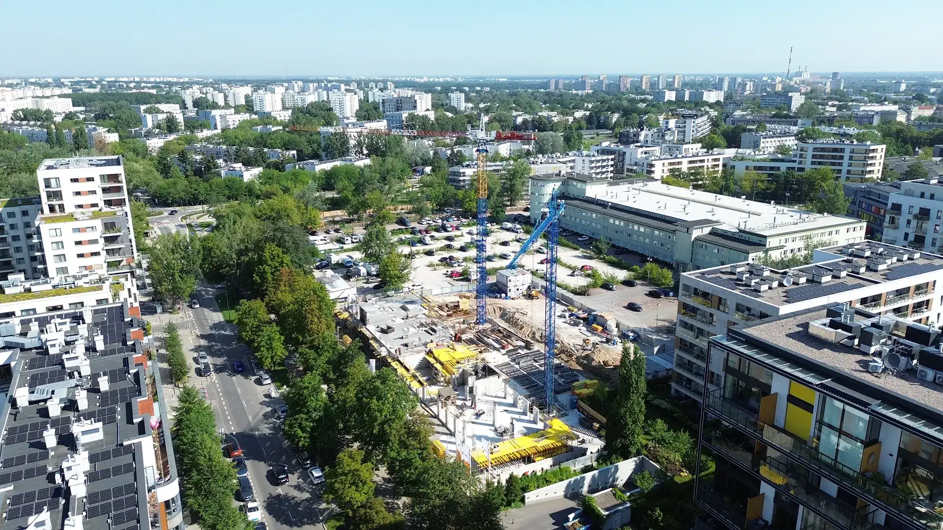 Postęp pracy inwestycji Verdea Żoliborz, Warszawa Żoliborz