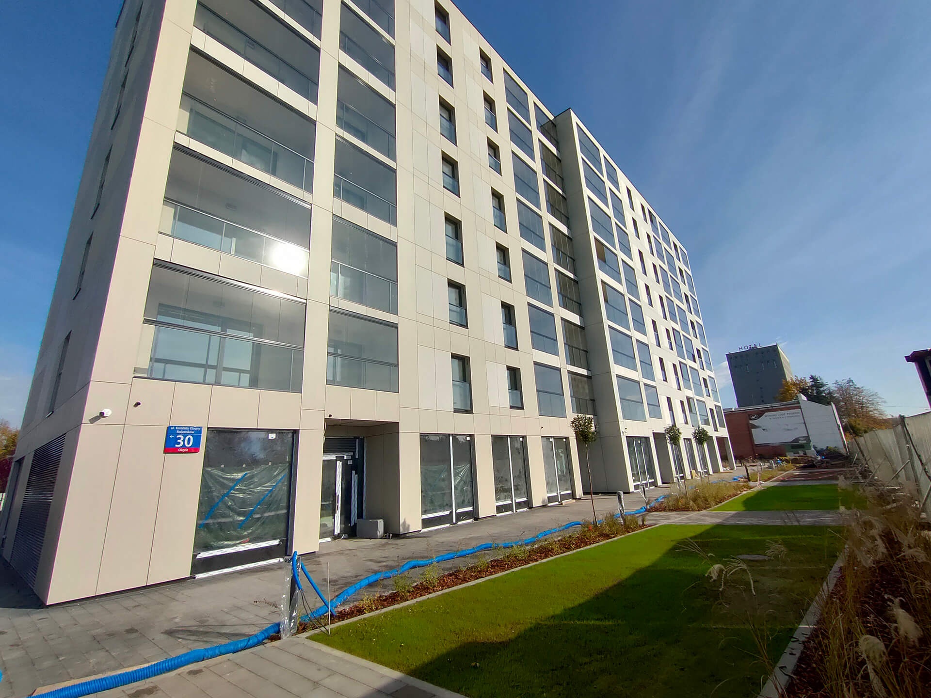 Postęp pracy inwestycji XYZ Place, Warszawa Włochy