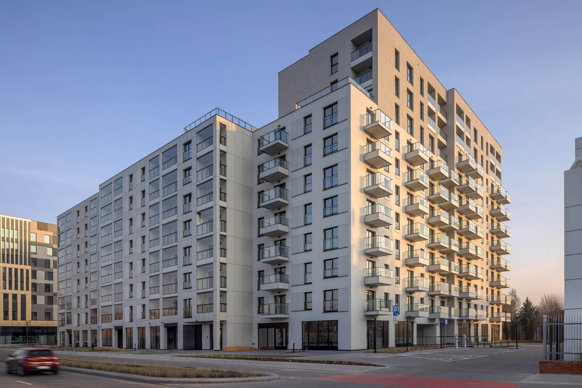 Postęp pracy inwestycji XYZ Place, Warszawa Włochy