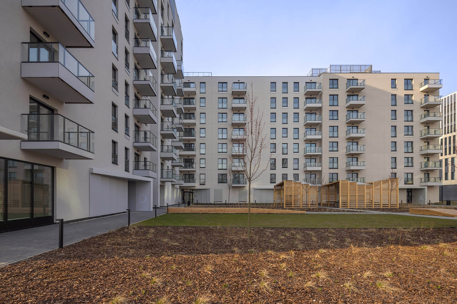 Postęp pracy inwestycji XYZ Place, Warszawa Włochy