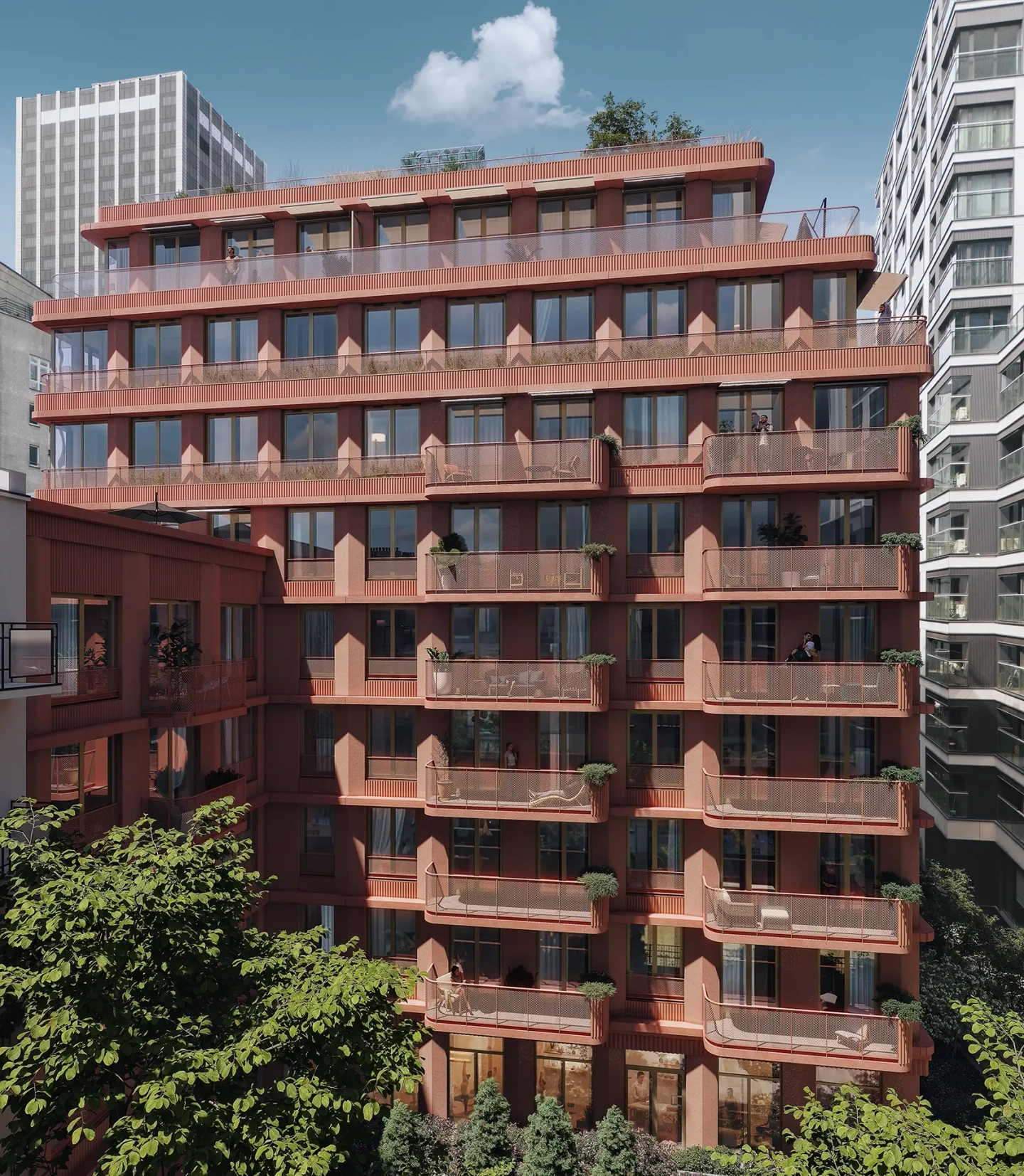 Budynek inwestycji Żelazna 54, Warszawa Wola