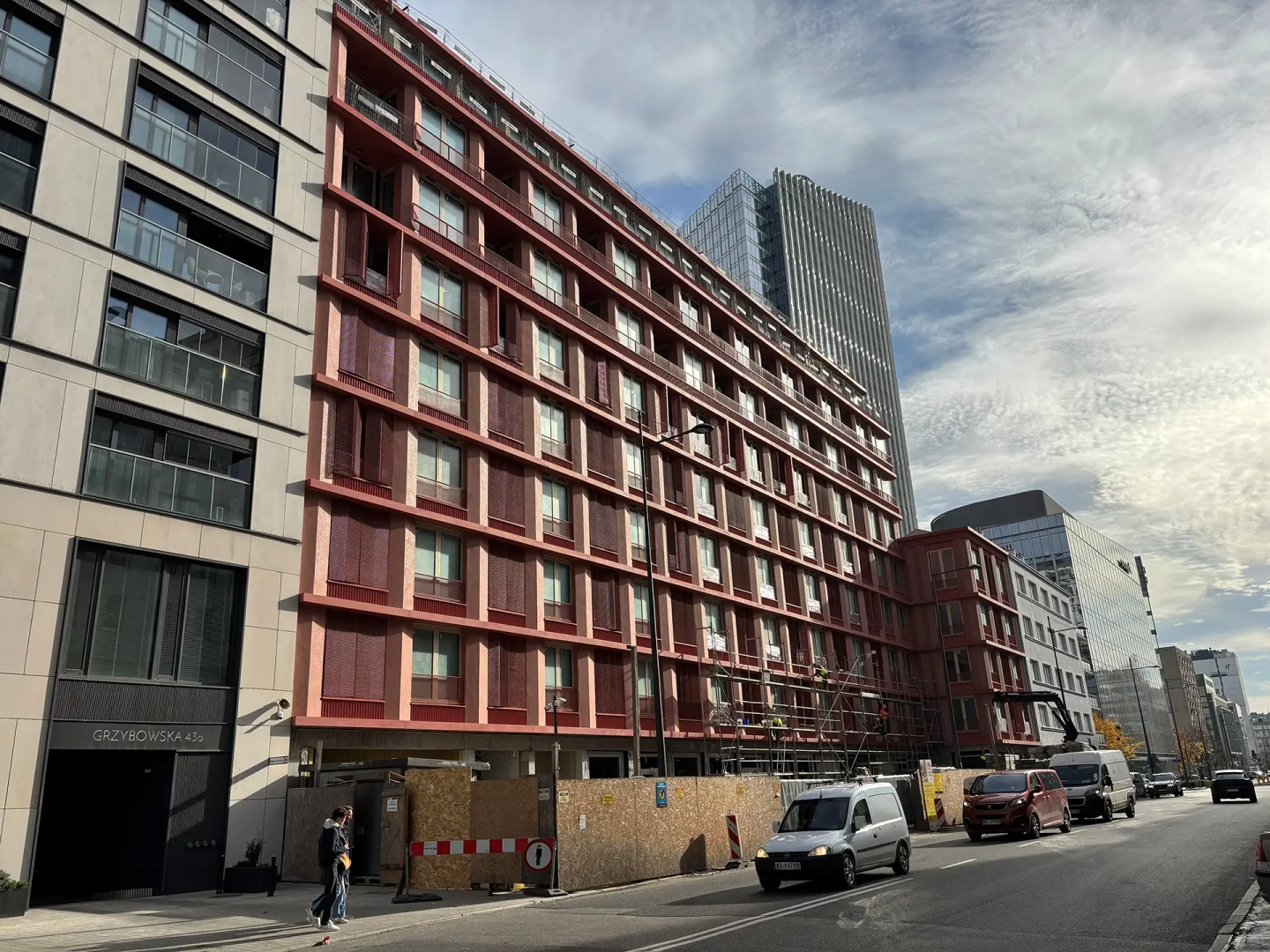 Postęp pracy inwestycji Żelazna 54, Warszawa