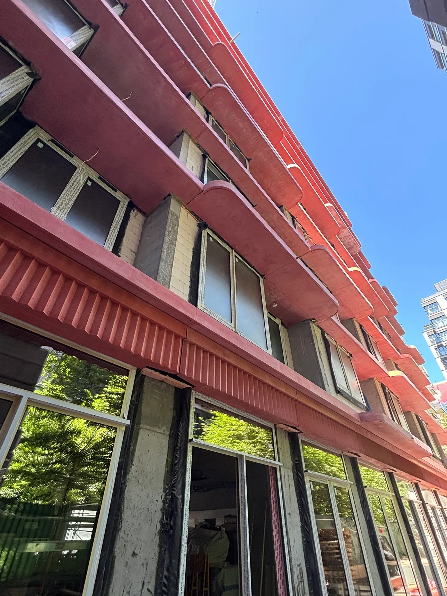 Postęp pracy inwestycji Żelazna 54, Warszawa